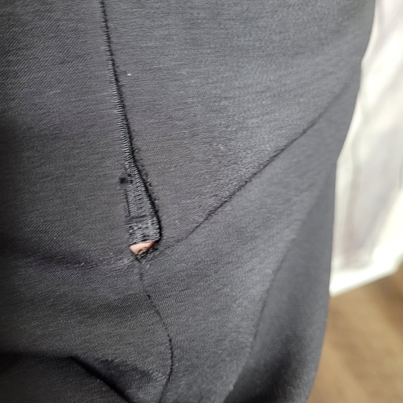 NWT ZARA Black Strap Women's Midi Dress Zip Back Sz L - Picture 6 of 7